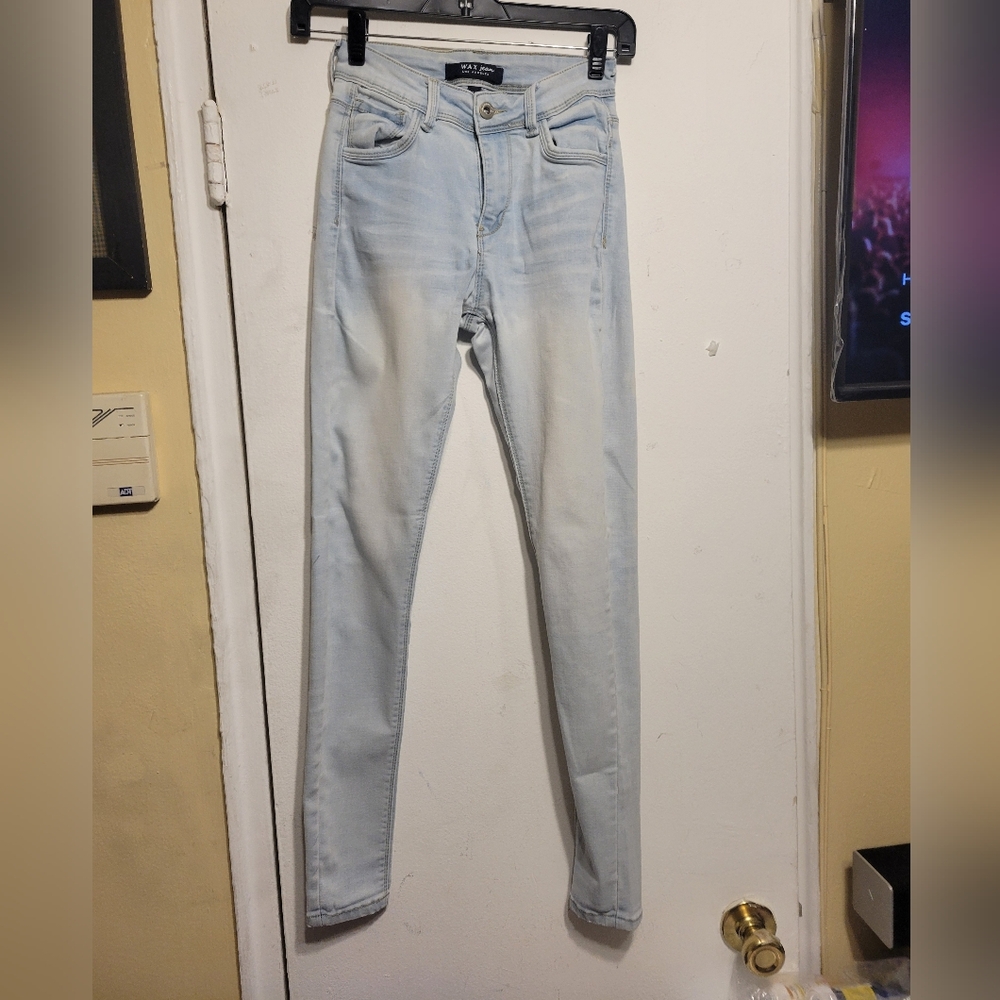 Wax Jean Light Blue Denim Junior Classic Twil Size 0/24l